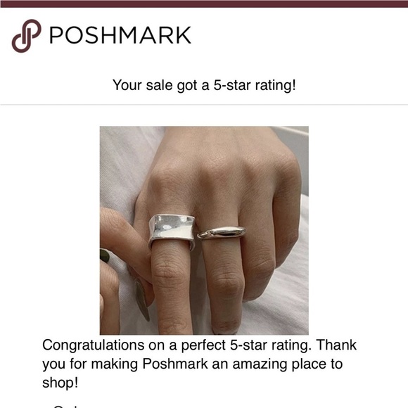 NEW geometric 925 sterling silver adjustable rings - Picture 6 of 7